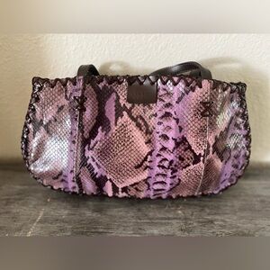 RARE FIND Mali Parmi Brown Leather purse Made in Italy. New no tags